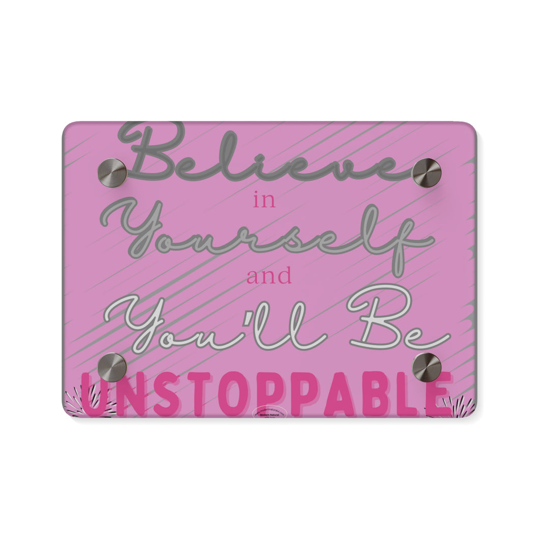 Believe in Yourself Acrylic Wall Art Panels